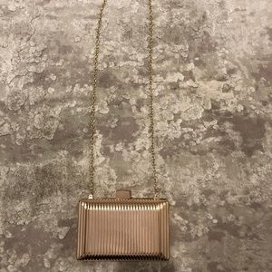 NWOT Nasty gal metal clutch